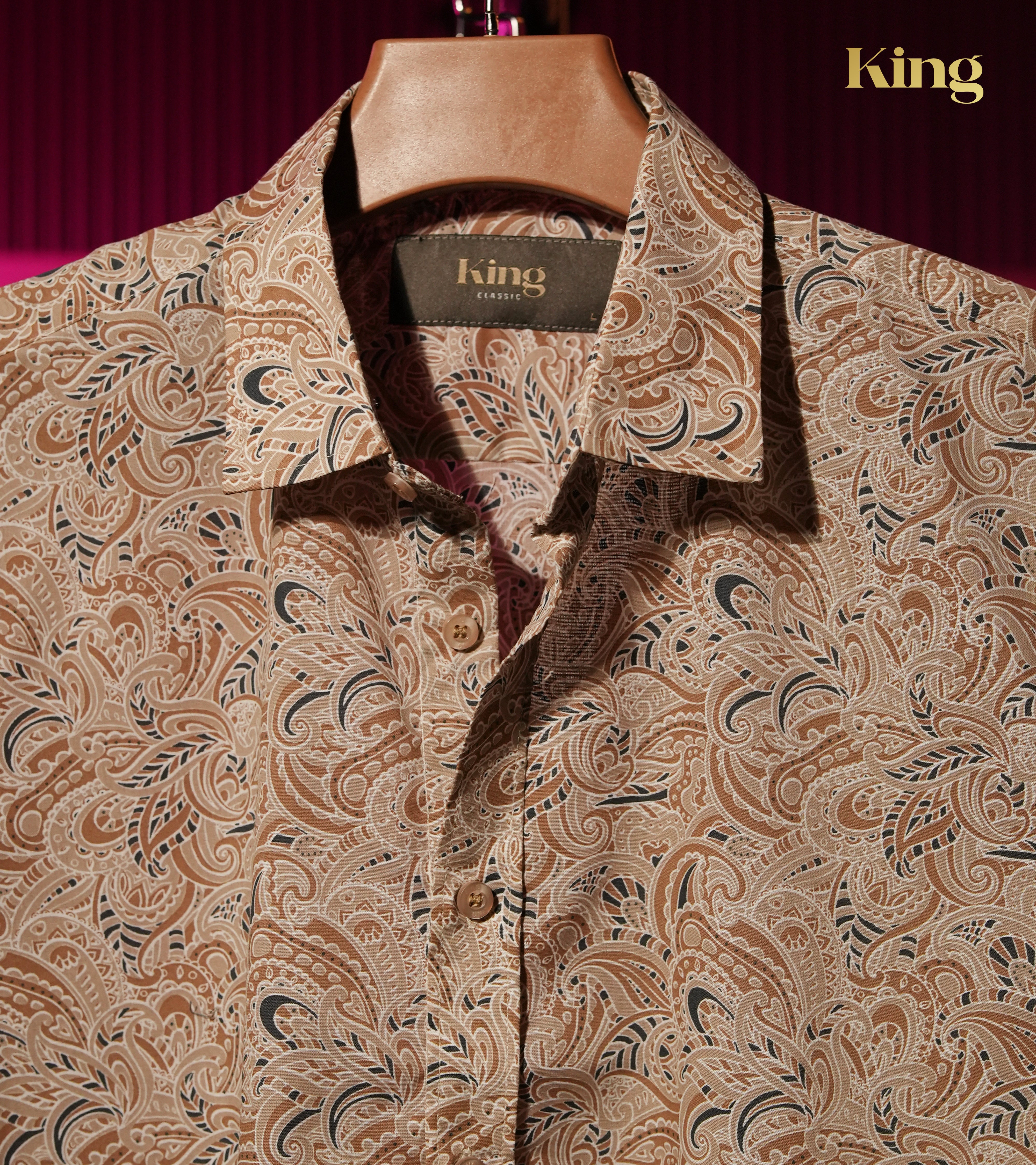 Royal Paisley Print Full Sleeve Shirt