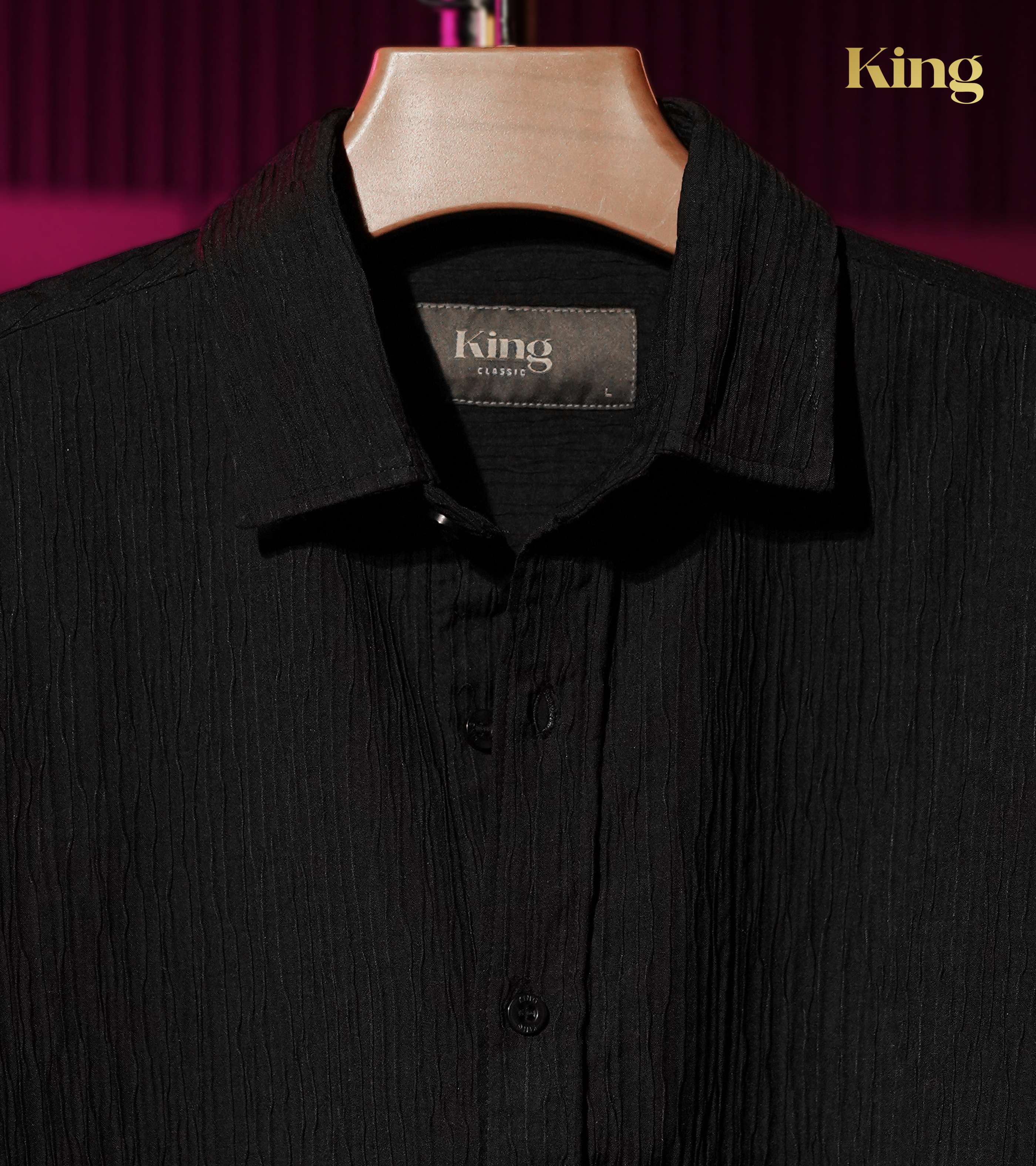 Thick Crab Cotton Full Full Sleeve Shirt