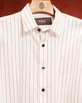White Striped Line Full Sleeve Shirt