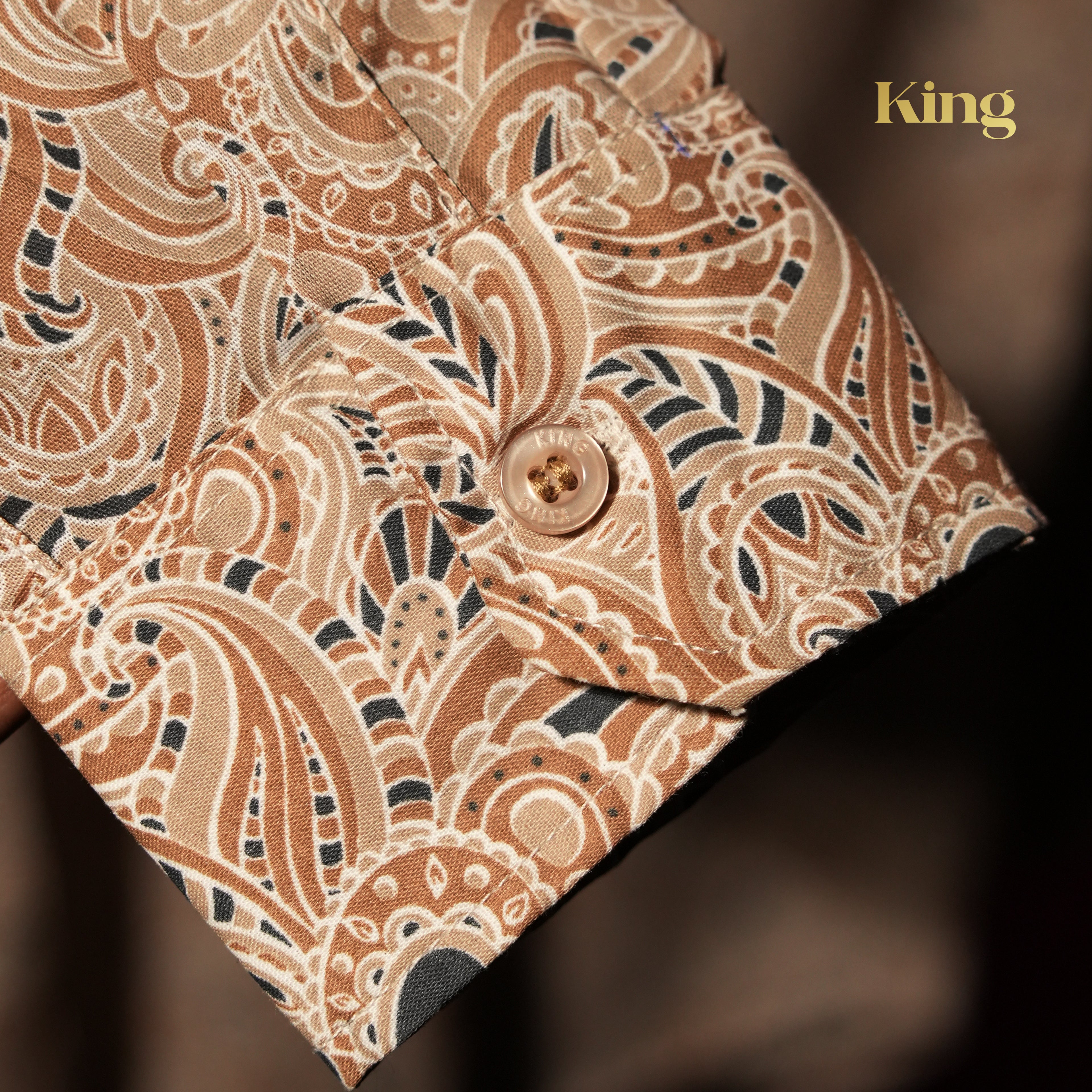 Royal Paisley Print Full Sleeve Shirt