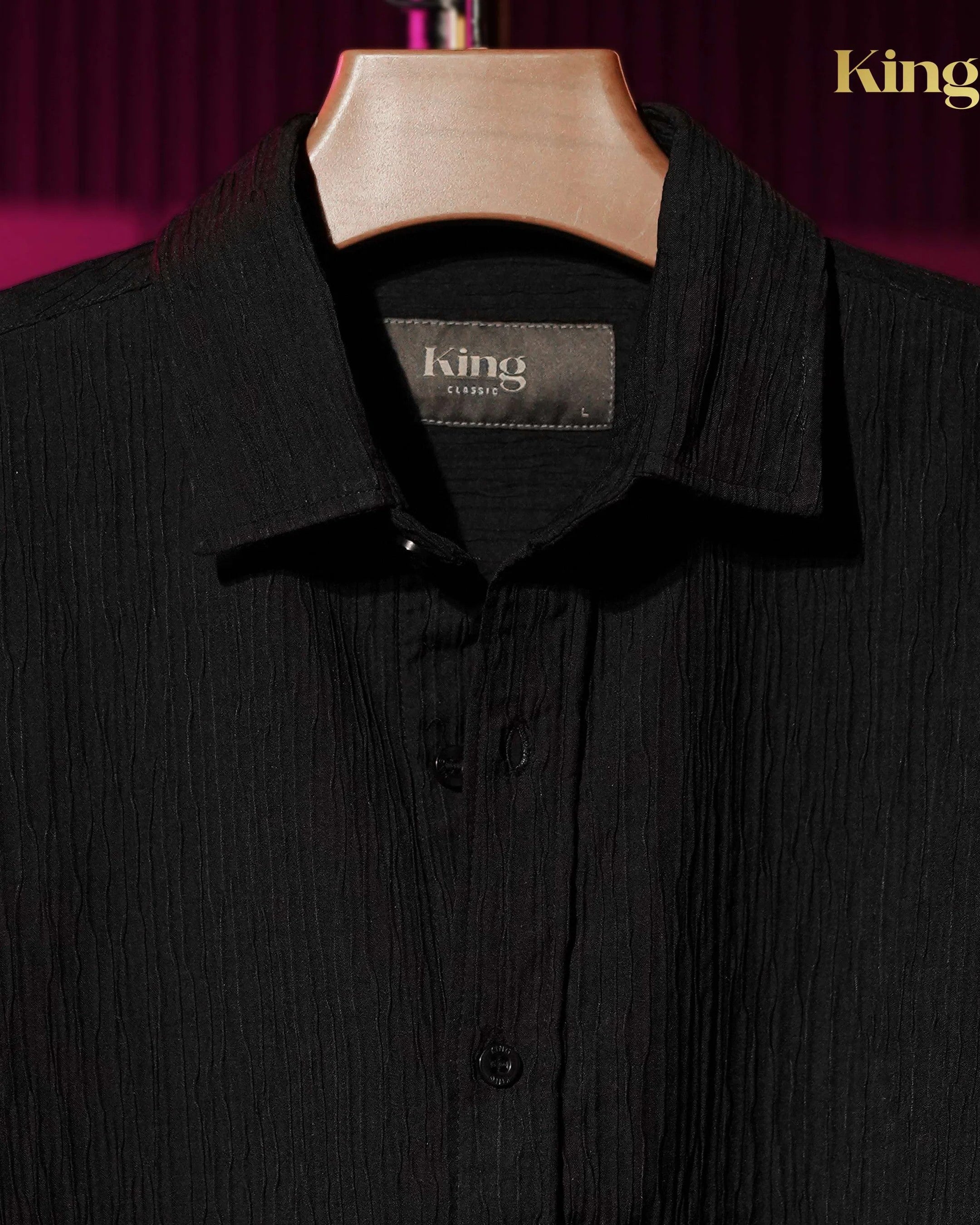 Thick Crab Cotton Full Full Sleeve Shirt